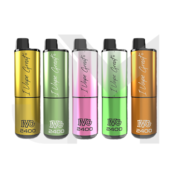 20mg IVG 2400 4 in 1 Multi Edition Rechargeable Pod Vape Kit 2400 Puffs