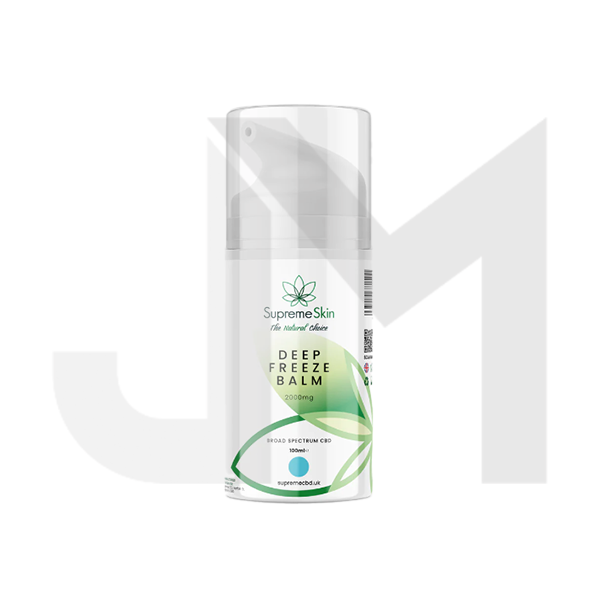 Supreme CBD 2000mg Broad Spectrum CBD Deep Freeze Balm - 100ml