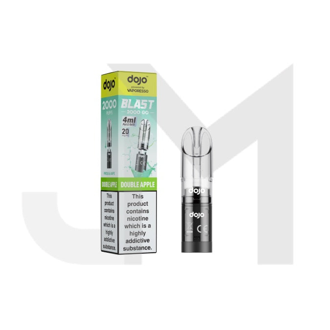 20mg Vaporesso Dojo Blast 2000 Go Prefilled Pod