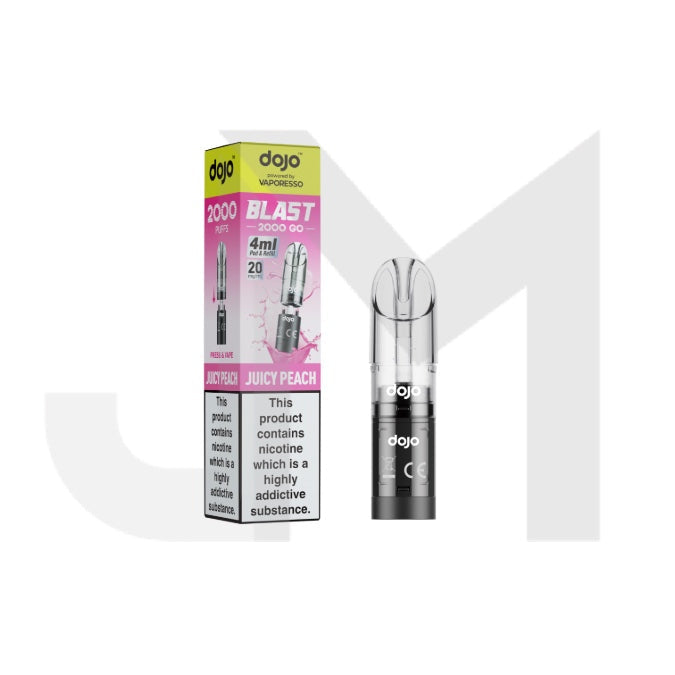 20mg Vaporesso Dojo Blast 2000 Go Prefilled Pod