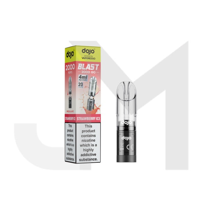 20mg Vaporesso Dojo Blast 2000 Go Prefilled Pod