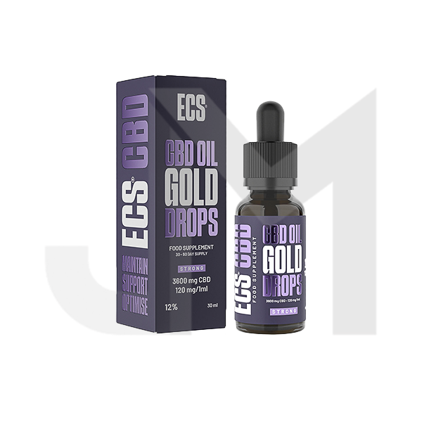 Canavape 3600mg 12% ECS CBD Oil 30ml