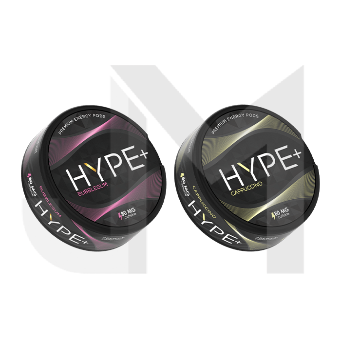 80mg Hype+ Caffeine Pouches - 20 Pouches
