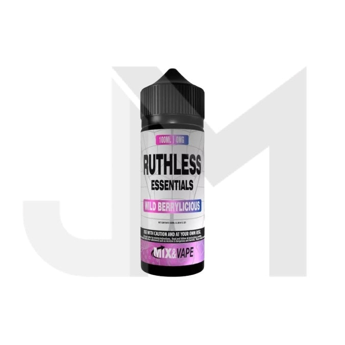0mg Ruthless Essentials 100ml Shortfill (60VG/40PG)