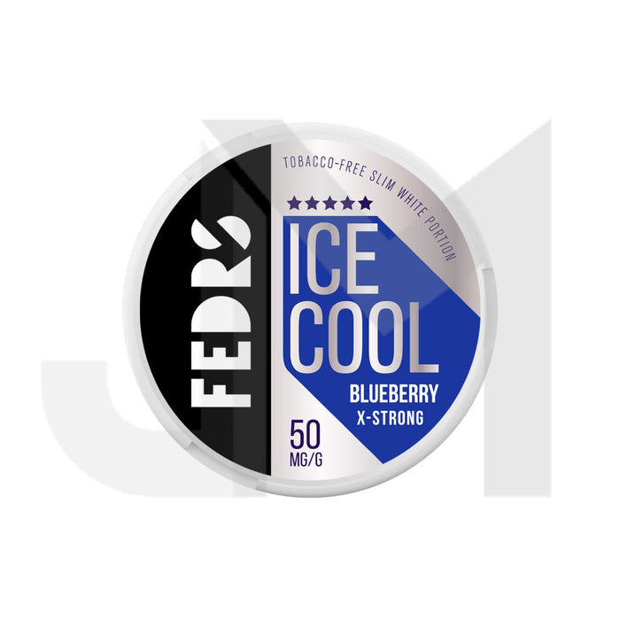 50mg FEDRS Ice Cool X-Strong Nicotine Pouch - 20 Pouches