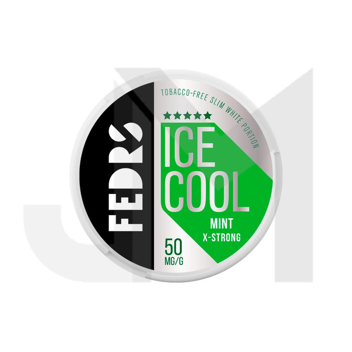 50mg FEDRS Ice Cool X-Strong Nicotine Pouch - 20 Pouches