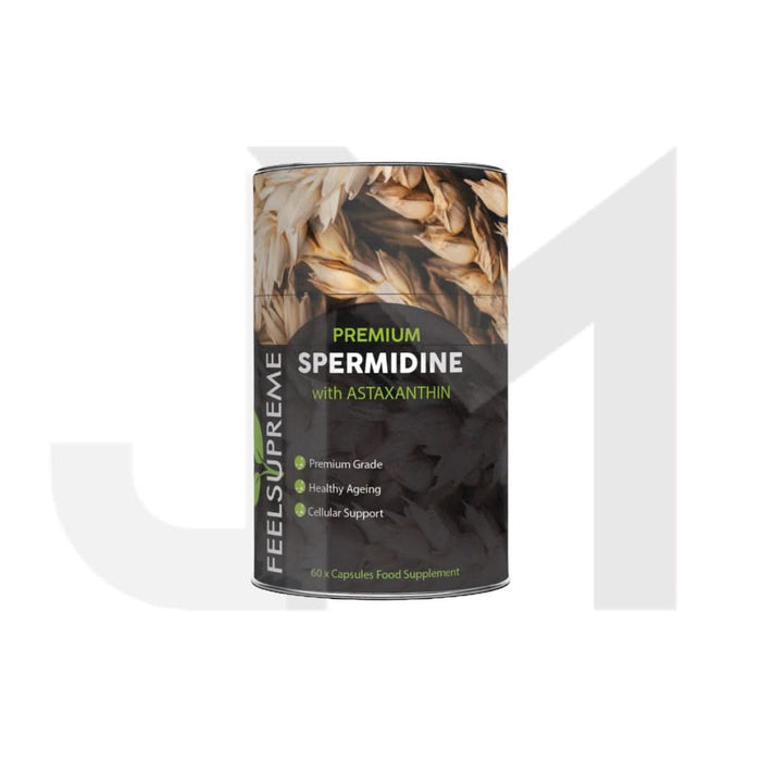 Feel Supreme 500mg Premium Spermidine & Astaxanthin Complex Capsules - 60 Caps