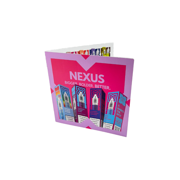 FREE Nexus Promotional Folded Leaflet - For Your Business! 2 Per Customer