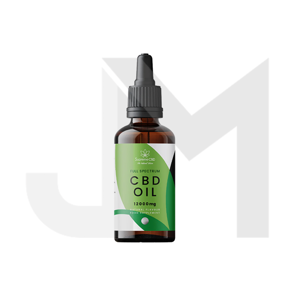 Supreme CBD 12000mg Full Spectrum CBD Tincture Oil - 100ml