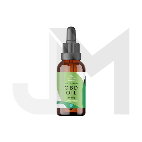 Supreme CBD 1500mg Full Spectrum CBD Tincture Oil - 30ml