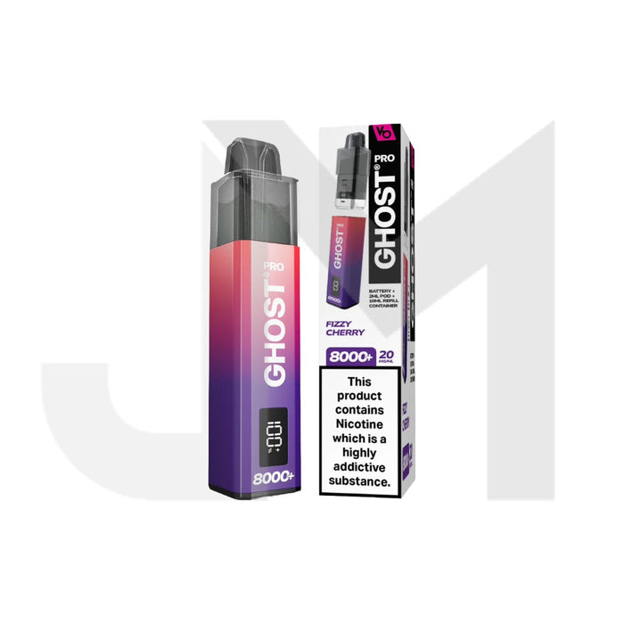 20mg Ghost Pro 8000+ By Vapes Bars Prefilled Pod Vape Kit 20mg Ghost Pro 8000+ By Vapes Bars Prefilled Pod Vape Kit