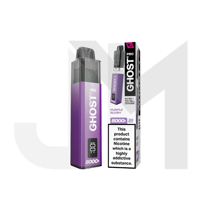 20mg Ghost Pro 8000+ By Vapes Bars Prefilled Pod Vape Kit