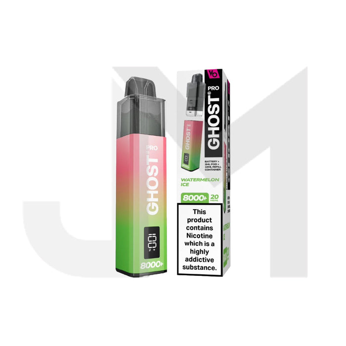 20mg Ghost Pro 8000+ By Vapes Bars Prefilled Pod Vape Kit 20mg Ghost Pro 8000+ By Vapes Bars Prefilled Pod Vape Kit