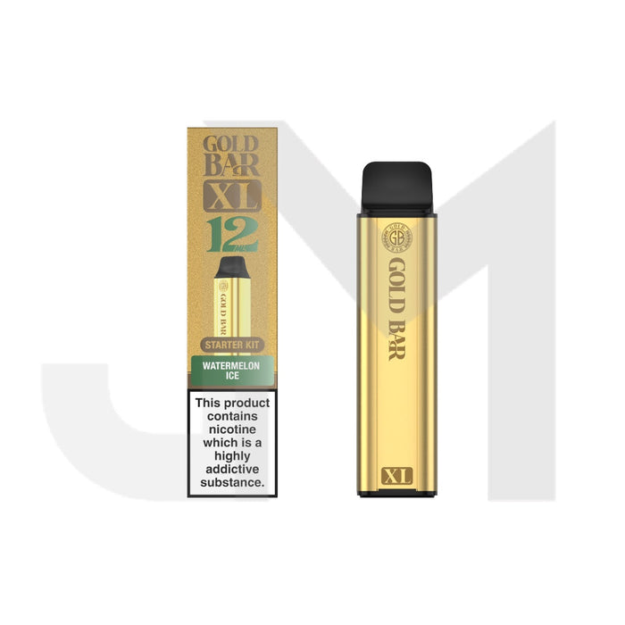 20mg Gold Bar XL Prefilled Pod Vape Kit 10000 Puffs
