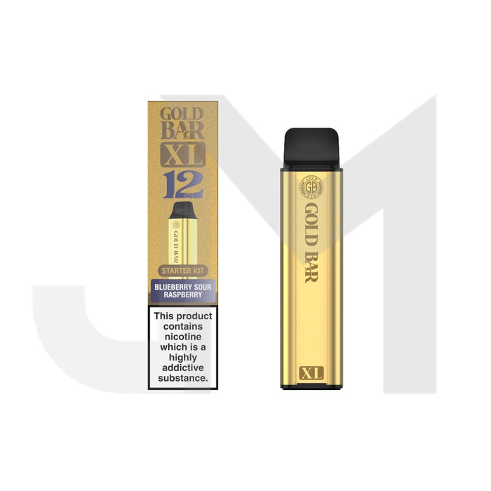 20mg Gold Bar XL Prefilled Pod Vape Kit 10000 Puffs