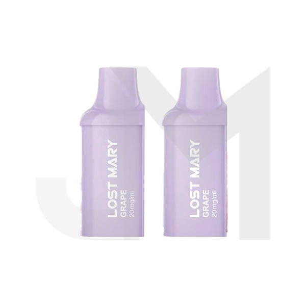 20mg Lost Mary BM600 Prefilled Replacement Pods 1200 Puffs - 2 Pcs