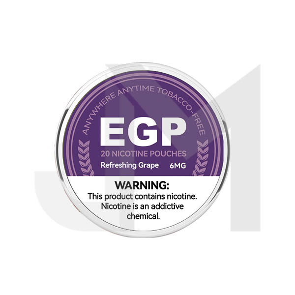 6mg EGP Nicotine Pouches - 20 Pouches