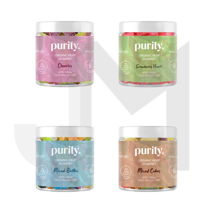 Purity 120mg Full-Spectrum CBD Vegan Gummies 150g