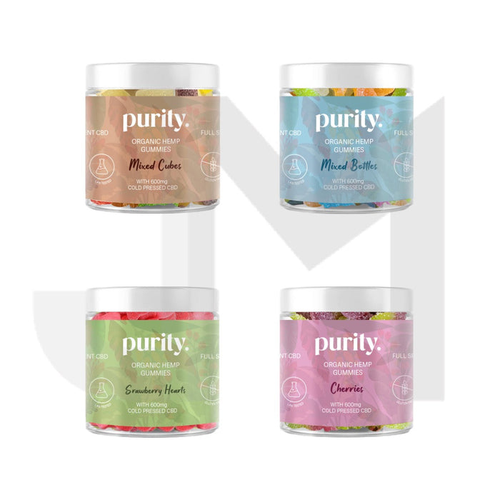 Purity 600mg Full-Spectrum CBD Vegan Gummies 150g