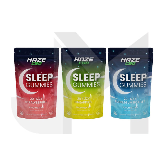 3000mg Haze CBD Sleep Night Gummies - 20 Pcs