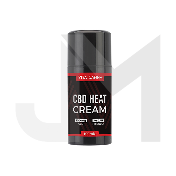 Vita Canna 1000mg CBD Heating Cream 100ml