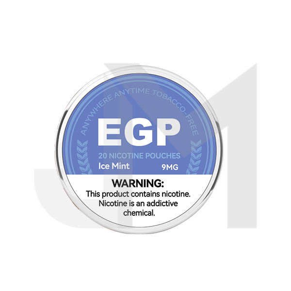 9mg EGP Nicotine Pouches - 20 Pouches