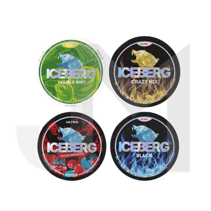 50mg  Iceberg Ultra Nicotine Pouches - 20 Pouches