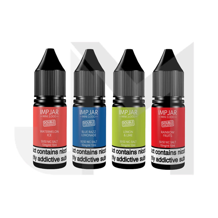 10mg Imp Jar Mini 3000 Double Concentrate 10ml Nic Salt (50VG/50PG)