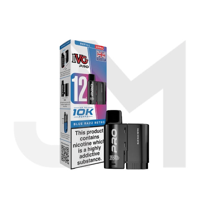 20mg IVG Pro 12 Refill Pod Pack 10000 Puffs