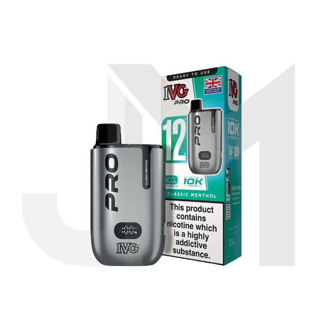 10mg IVG Pro 12 Prefilled Pod Vape Kit 10000 Puffs