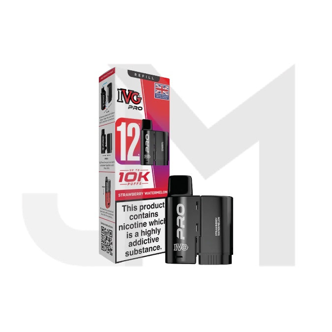 10mg IVG Pro 12 Refill Pods 10000 Puffs