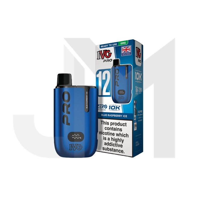 0mg IVG Pro 12 Pod Vape Kit 10000 Puffs