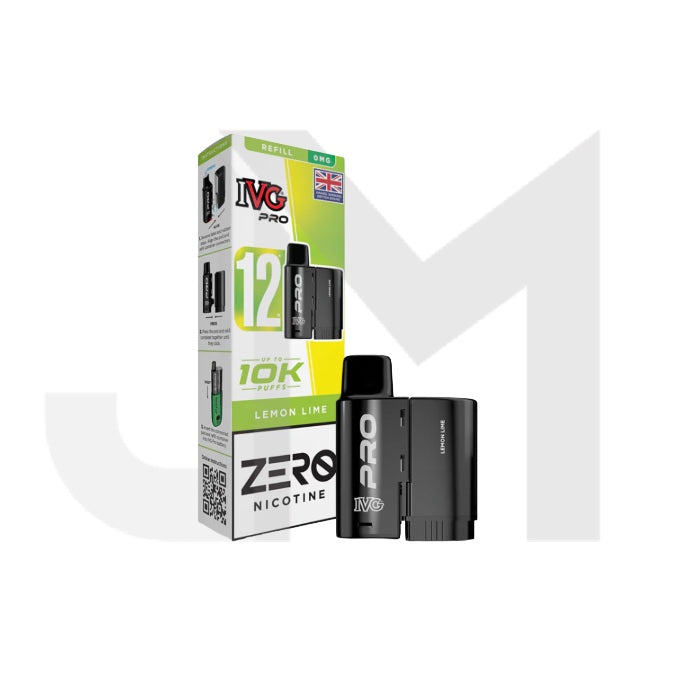 0mg IVG Pro 12 Refill Pods 10000 Puffs
