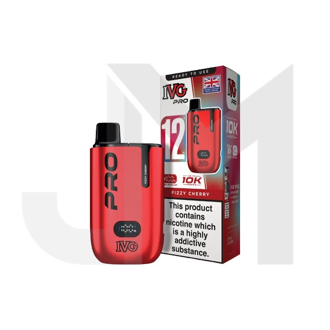 10mg IVG Pro 12 Prefilled Pod Vape Kit 10000 Puffs