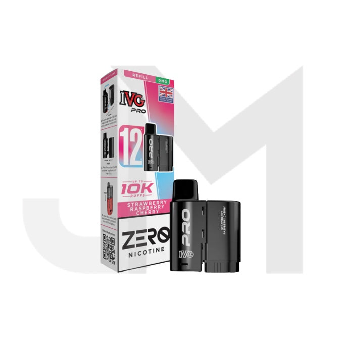 0mg IVG Pro 12 Refill Pods 10000 Puffs