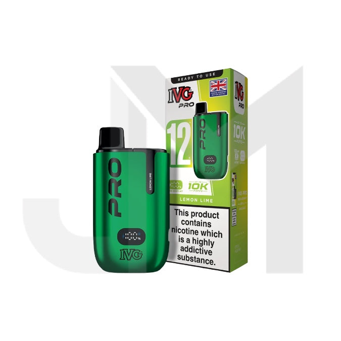 10mg IVG Pro 12 Prefilled Pod Vape Kit 10000 Puffs