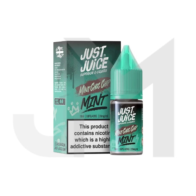 20mg Just Juice Mint 10ml Nic Salt (40VG/60PG)