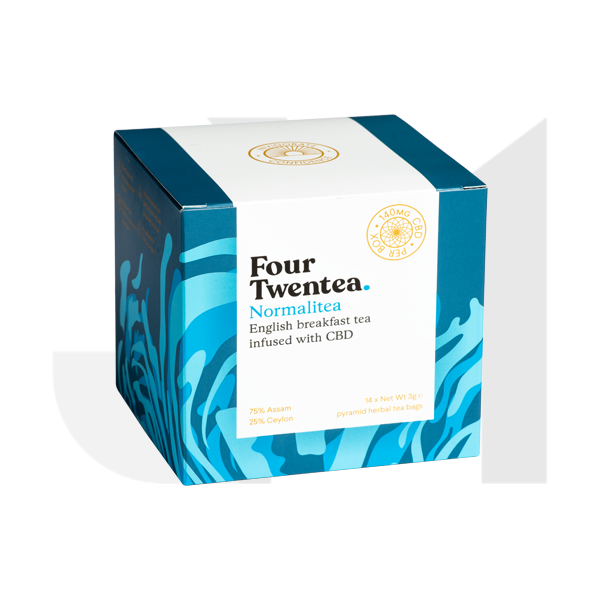 Four Twentea English Breakfast 10mg CBD Tea - Normalitea