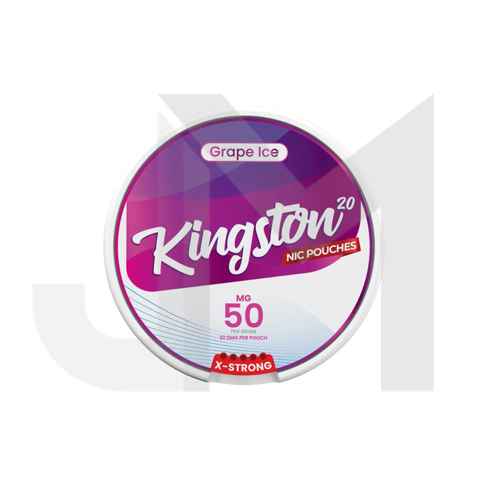 50mg Kingston Nicotine Pouches - 20 Pouches