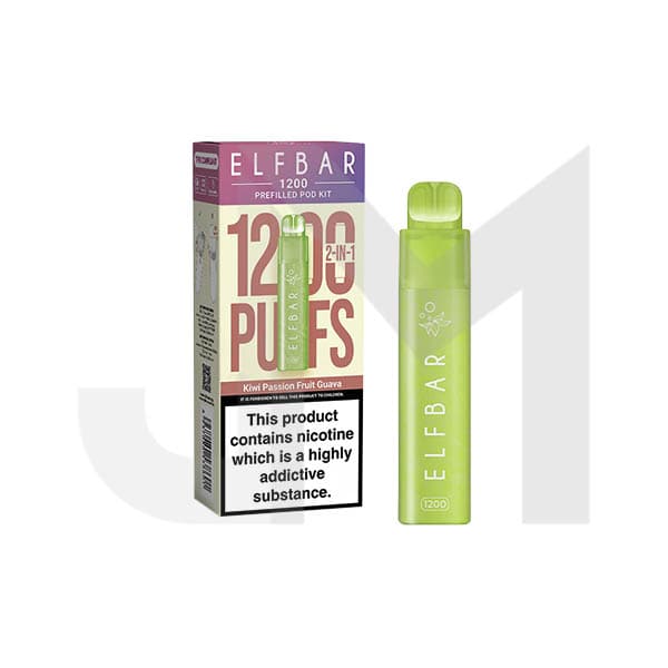 20mg ELF Bar 1200 Prefilled Pod Kit 1200 Puffs