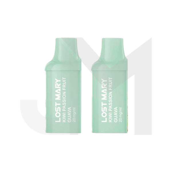 20mg Lost Mary BM600 Prefilled Replacement Pods 1200 Puffs - 2 Pcs