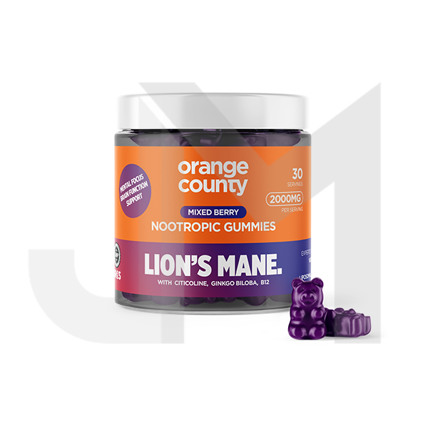 Orange County 2000mg Lion's Mane Gummies  - 30 Pieces