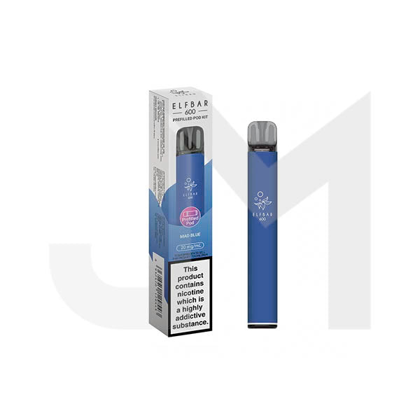 20mg Elf Bar 600 Prefilled Pod Vape Kit 600 Puffs