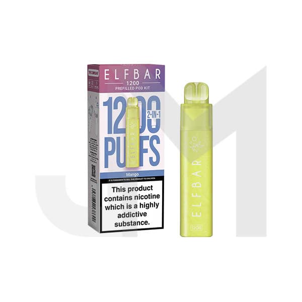 20mg ELF Bar 1200 Prefilled Pod Kit 1200 Puffs