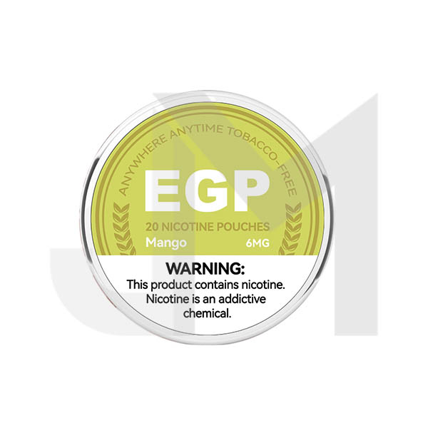 6mg EGP Nicotine Pouches - 20 Pouches