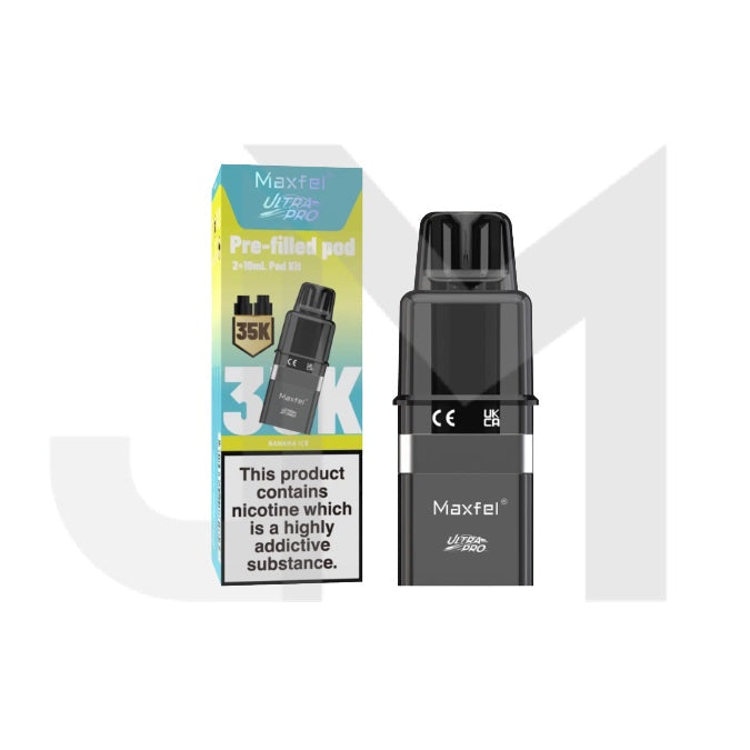 20mg Maxfel Ultra Pro Replacement Prefilled Pods 17500 Puffs