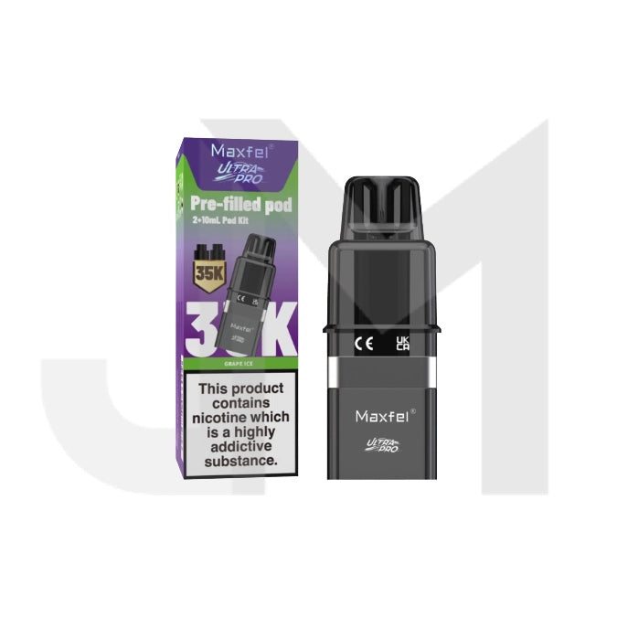 20mg Maxfel Ultra Pro Replacement Prefilled Pods 17500 Puffs