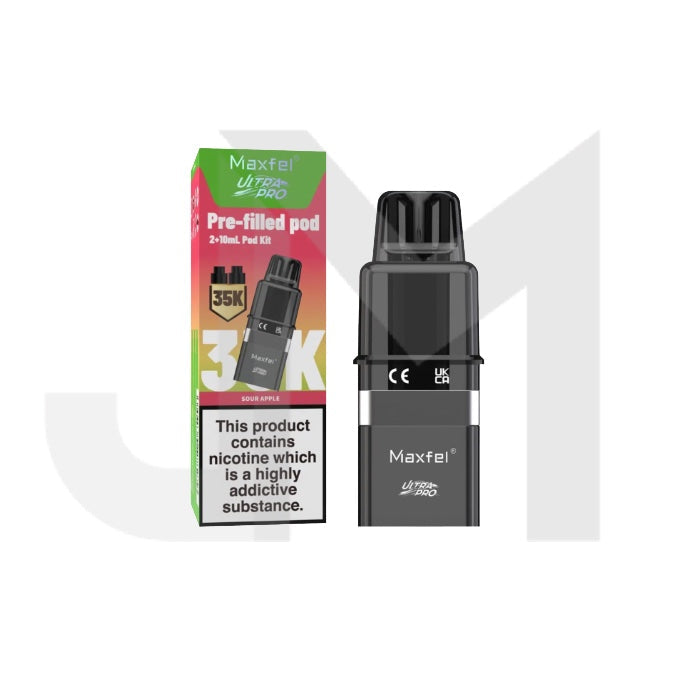 20mg Maxfel Ultra Pro Replacement Prefilled Pods 17500 Puffs