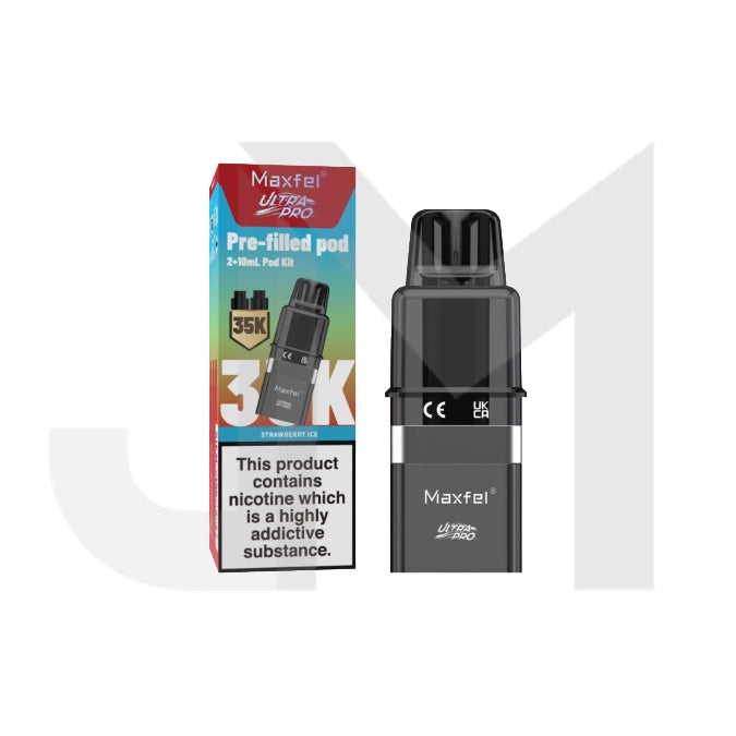 20mg Maxfel Ultra Pro Replacement Prefilled Pods 17500 Puffs