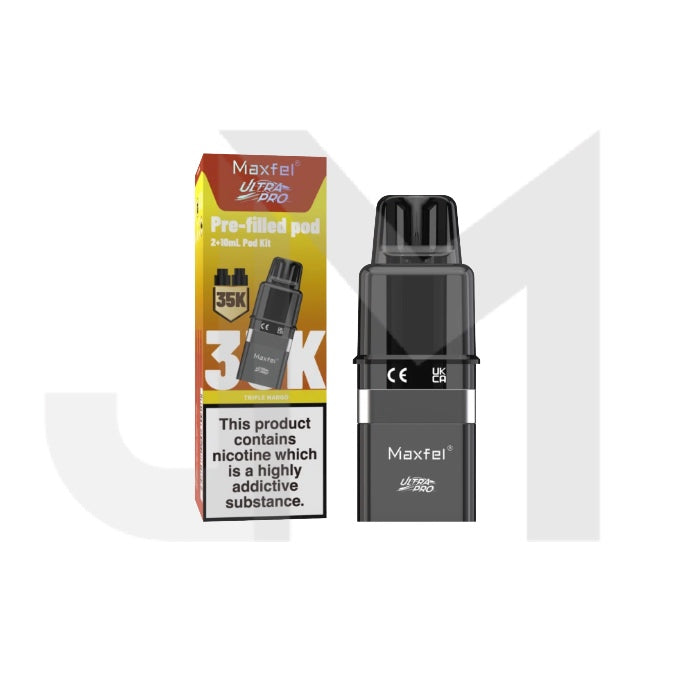 20mg Maxfel Ultra Pro Replacement Prefilled Pods 17500 Puffs